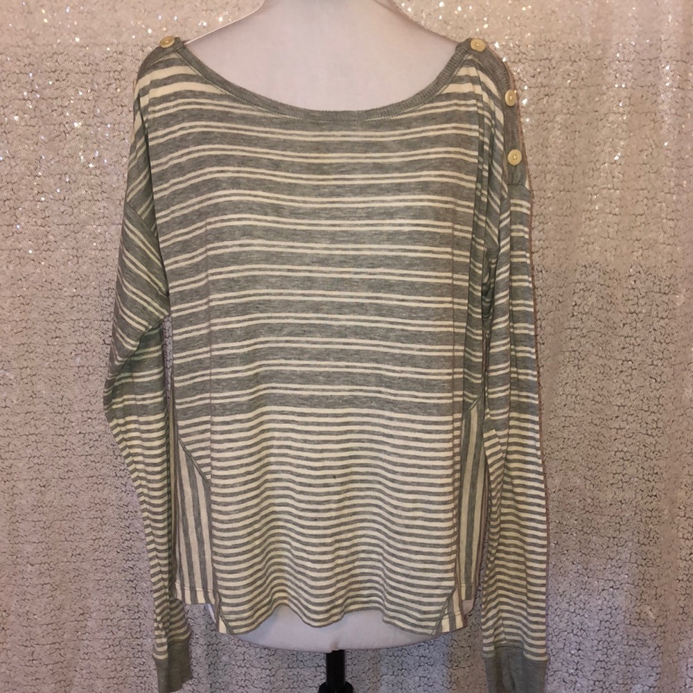 Long Sleeve Striped Juicy Couture Shirt